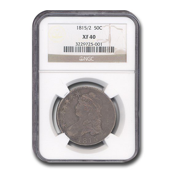 1815/2 Bust Half Dollar XF-40 NGC 1815/2 Bust Half Dollar XF-40 NGC