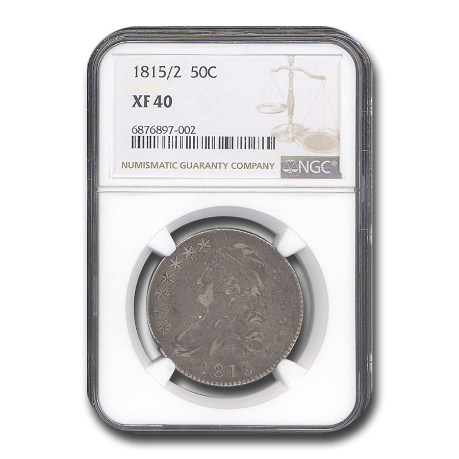 1815/2 Bust Half Dollar XF-40 NGC