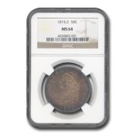 1815/2 Capped Bust Half Dollar MS-64 NGC