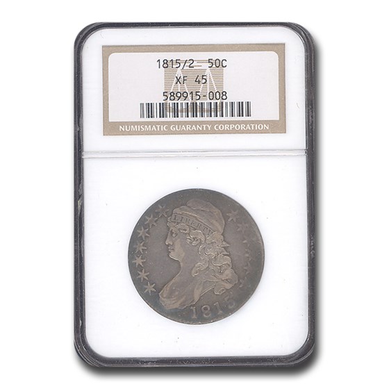 1815/2 Capped Bust Half Dollar XF-45 NGC