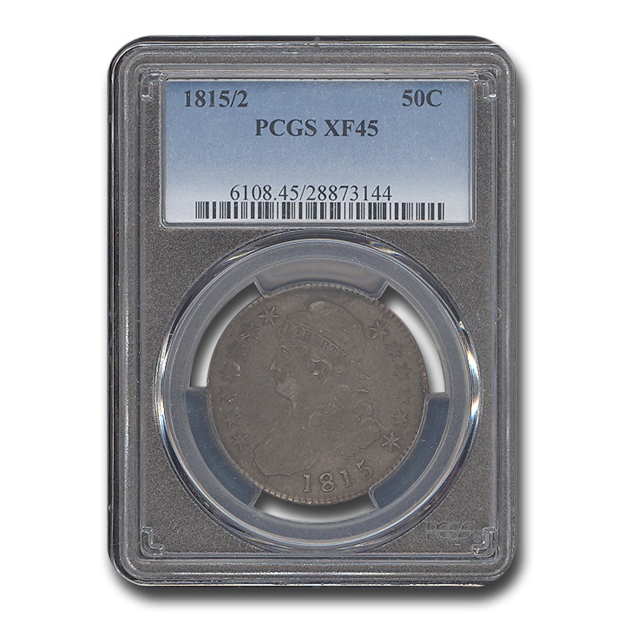1815/2 Capped Bust Half Dollar XF-45 PCGS (Overton 101a)