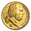 1816-1824 France Gold 20 Francs Louis XVIII (AU)