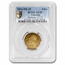 1816 NR-JF Colombia AV 8 Escudos Ferdinand VII AU-53 PCGS