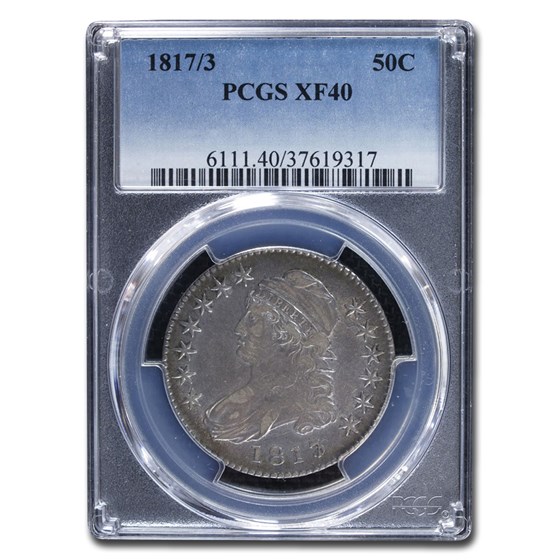 1817/3 Capped Bust Half Dollar XF-40 PCGS 1817/3 Capped Bust Half Dollar XF-40 PCGS
