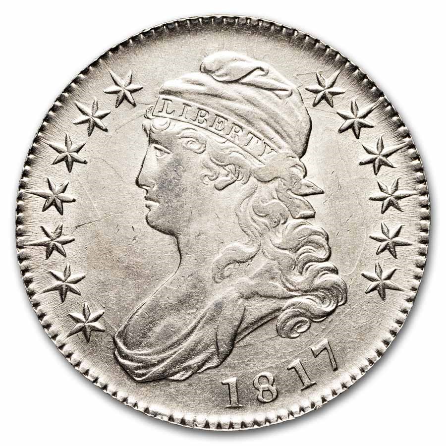 1817 Bust Half Dollar AU