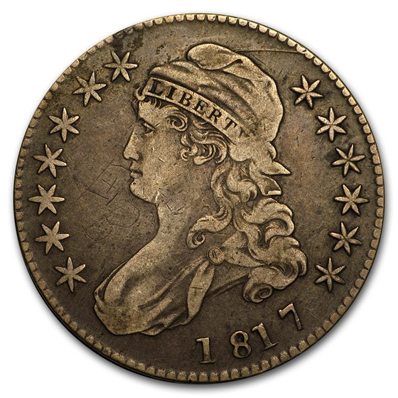 1817 Bust Half Dollar VF 1817 Bust Half Dollar VF