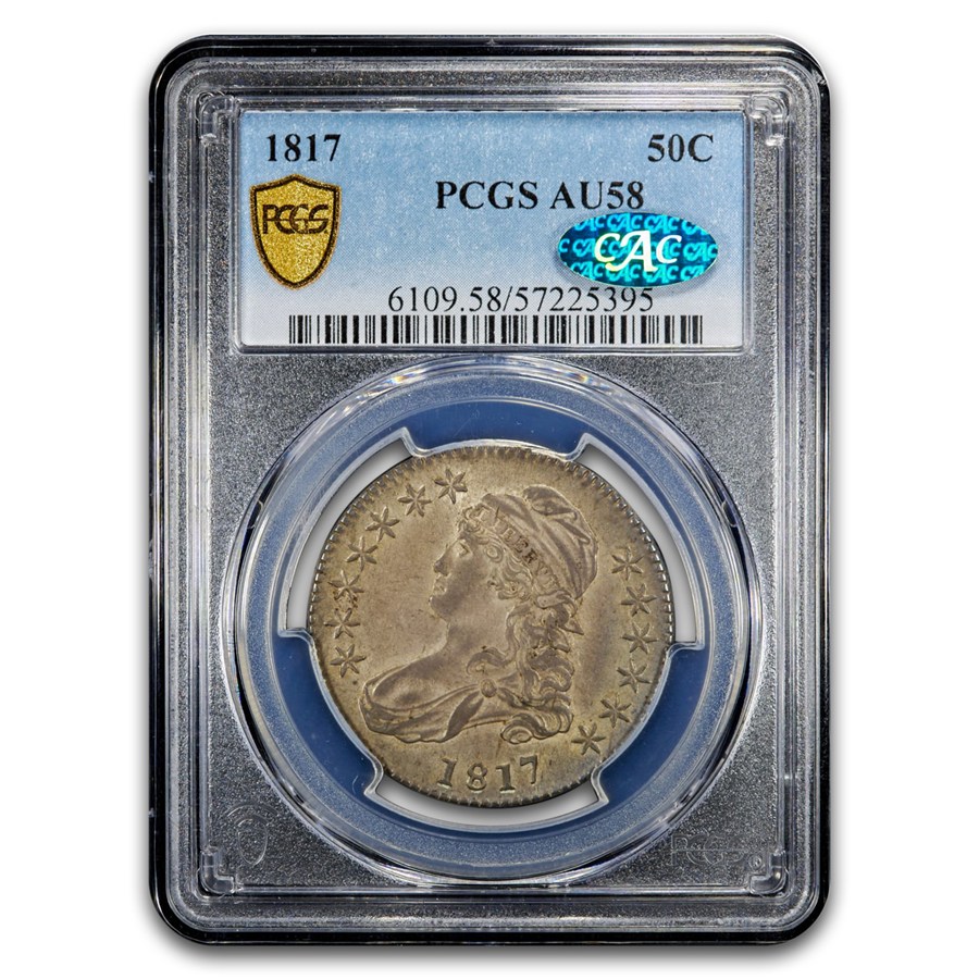 Buy 1817 Capped Bust Half Dollar AU-58 PCGS CAC | APMEX