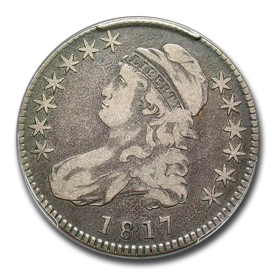 1817 Capped Bust Half Dollar Fine-12 PCGS
