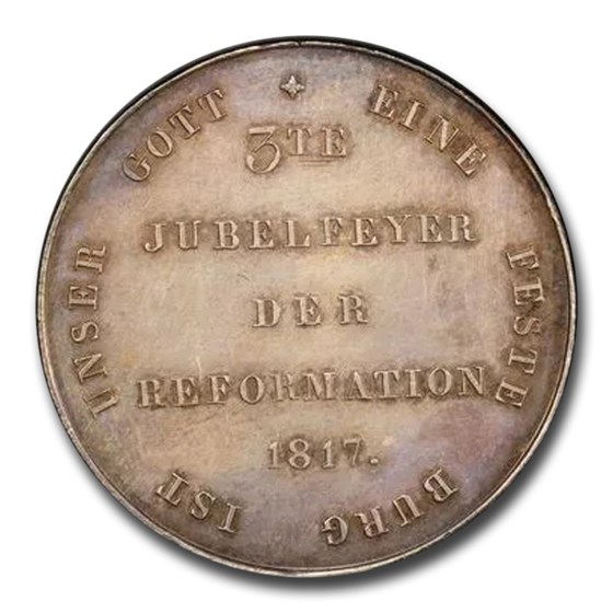 1817 Germany Reformation Medal MS-62 PCGS 1817 Germany Reformation Medal MS-62 PCGS