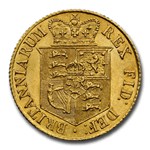 1817 Great Britain Gold Half-Sovereign George III MS-64 NGC