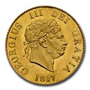 1817 Great Britain Gold Half-Sovereign George III MS-64 NGC 1817 Great Britain Gold Half-Sovereign George III MS-64 NGC