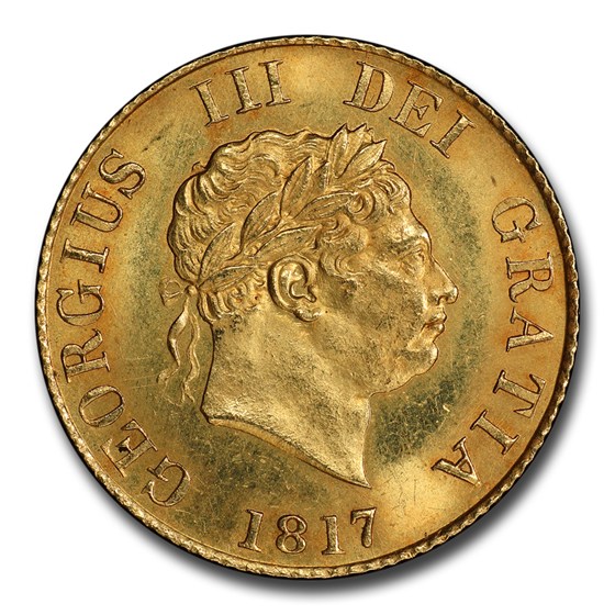 Buy 1817 Great Britain Gold Half Sovereign George III MS-64 PCGS | APMEX