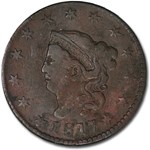 1817 Large Cent 13 Stars Fine