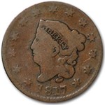 1817 Large Cent 13 Stars VG