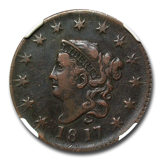 1817 Large Cent VF-35 NGC 1817 Large Cent VF-35 NGC