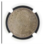 1818 Bust Half Dollar AU-53 NGC