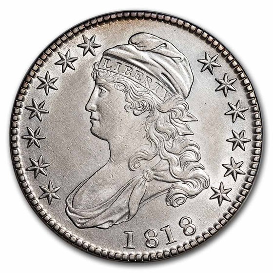 1818 Bust Half Dollar AU 1818 Bust Half Dollar AU