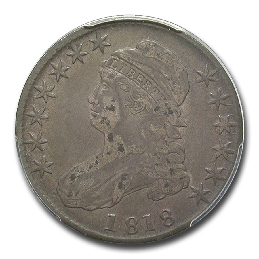 1818 Capped Bust Half Dollar VF-30 PCGS