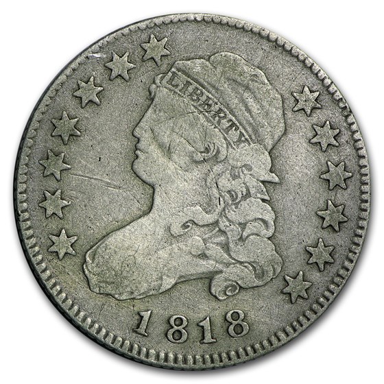 1818 Capped Bust Quarter Fine 1818 Capped Bust Quarter Fine