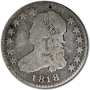 1818 Capped Bust Quarter VG 1818 Capped Bust Quarter VG