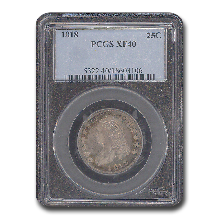 Buy 1818 Capped Bust Quarter XF-40 PCGS | APMEX