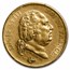 1818-W France Gold 40 Francs Louis XVIII AU-55 PCGS