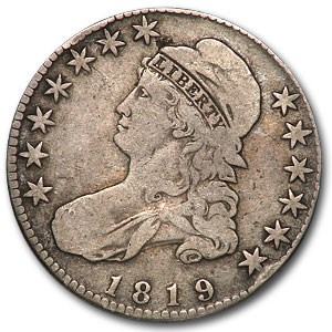1819 Bust Half Dollar Fine 1819 Bust Half Dollar Fine