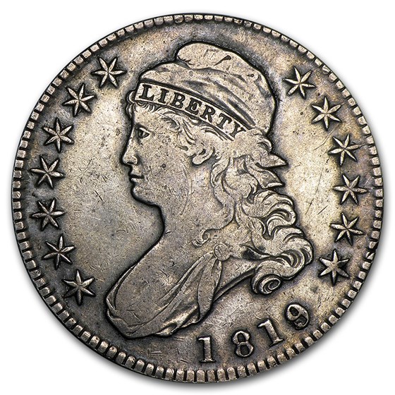 1819 Bust Half Dollar VF 1819 Bust Half Dollar VF