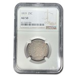 1819 Capped Bust Quarter AU-50 NGC