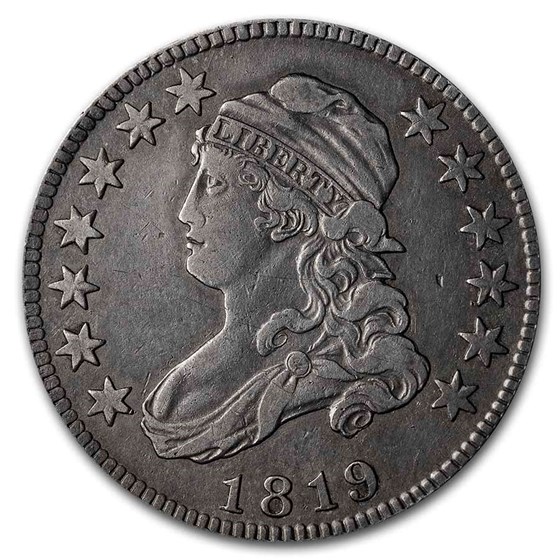 1819 Capped Bust Quarter VF Details (Small 9,Cleaned) 1819 Capped Bust Quarter VF Details (Small 9,Cleaned)