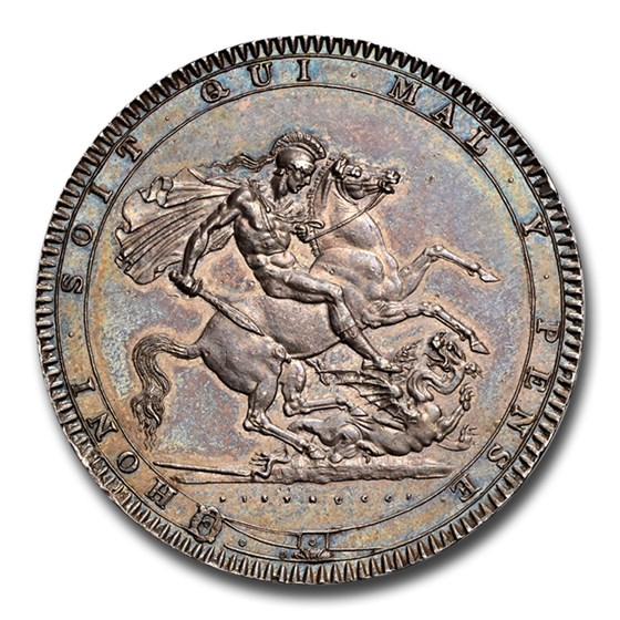 1819 Great Britain Silver Crown George III MS-61 NGC 1819 Great Britain Silver Crown George III MS-61 NGC