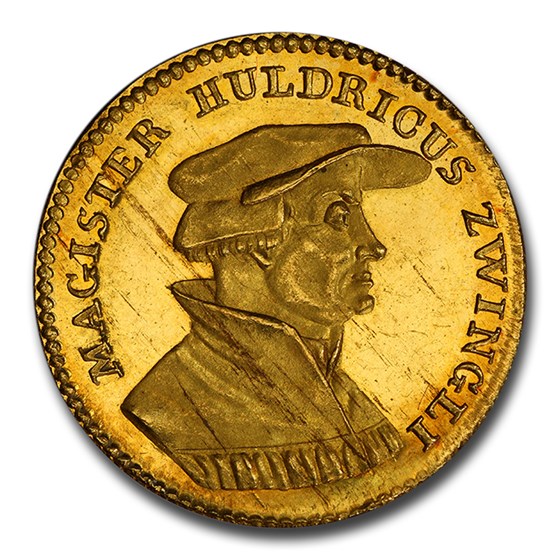 1819 Swiss Cantons Zurich Gold Ducat Token MS-65 PCGS 1819 Swiss Cantons Zurich Gold Ducat Token MS-65 PCGS