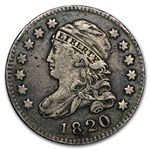 1820 Capped Bust Dime Large O Very Fine