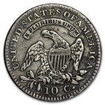 1820 Capped Bust Dime Large O Very Fine