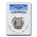1820 Capped Bust Quarter MS-63 PCGS (Large 0)