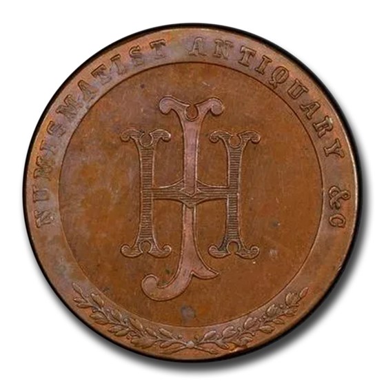 1820 Great Britain Penny Token MS-63 PCGS (Brown) 1820 Great Britain Penny Token MS-63 PCGS (Brown)