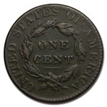 1820 Large Cent Sm Date VF