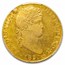 1820-M GJ Spain Gold 4 Escudos Ferdinand VII AU-55 PCGS
