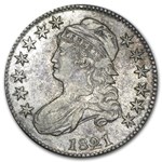 1821 Bust Half Dollar AU