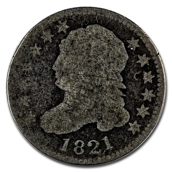 1821 Capped Bust Dime Large Date Good 1821 Capped Bust Dime Large Date Good