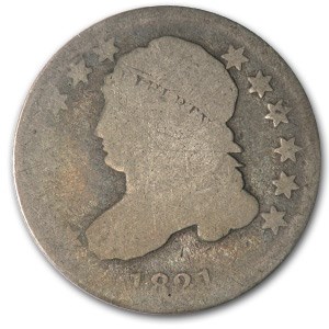 1821 Capped Bust Dime Small Date Good 1821 Capped Bust Dime Small Date Good