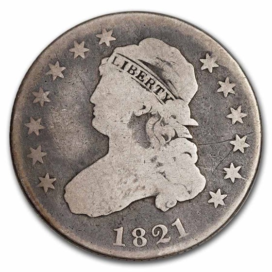 1821 Capped Bust Quarter Good 1821 Capped Bust Quarter Good