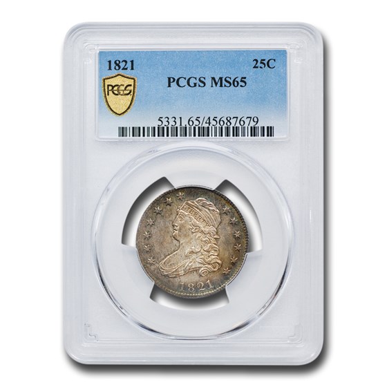 1821 Capped Bust Quarter MS-65 PCGS