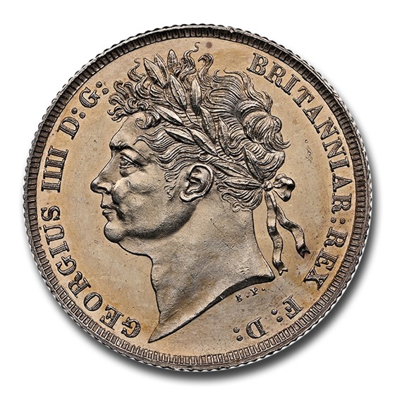 1821 Great Britain Silver Shilling George IV PF-62 NGC 1821 Great Britain Silver Shilling George IV PF-62 NGC