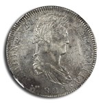 1821-Zs Mexico Silver 8 Reales Ferdinand VII AU-55 NGC