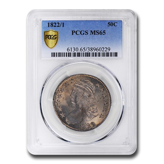 1822/1 Bust Half Dollar MS-65 PCGS 1822/1 Bust Half Dollar MS-65 PCGS