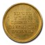 (1822-97) France Gold Jeton of 3 Ducats MS-64 PCGS