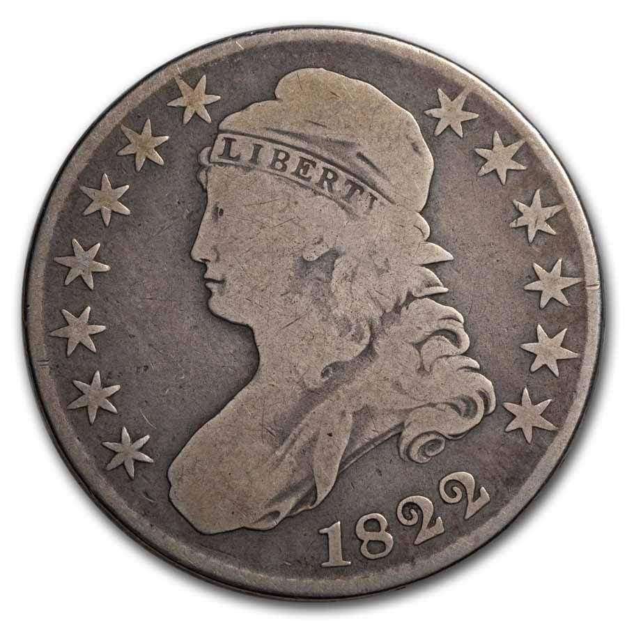 1822 Bust Half Dollar VG