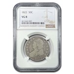 1822 Capped Bust Half Dollar VG-8 NGC