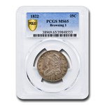 1822 Capped Bust Quarter MS-65 PCGS (Browning 1)